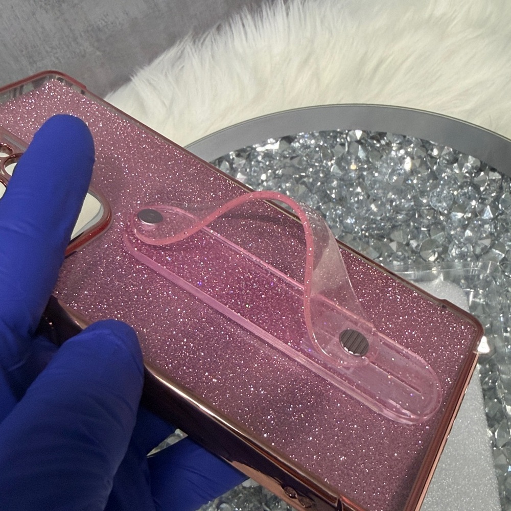 2/$5 Glitter Pink Phone Case for Samsung 25 ultra - Picture 6 of 9